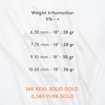 14K REAL Gold Miami Cuban Curb Link Chain Necklace & Bracelet, Royal Chain, Unisex Chunky Gold Chain for Man - Women, Heavy Gold Chain