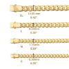 14K REAL Gold Miami Cuban Curb Link Chain Necklace & Bracelet, Royal Chain, Unisex Chunky Gold Chain for Man - Women, Heavy Gold Chain